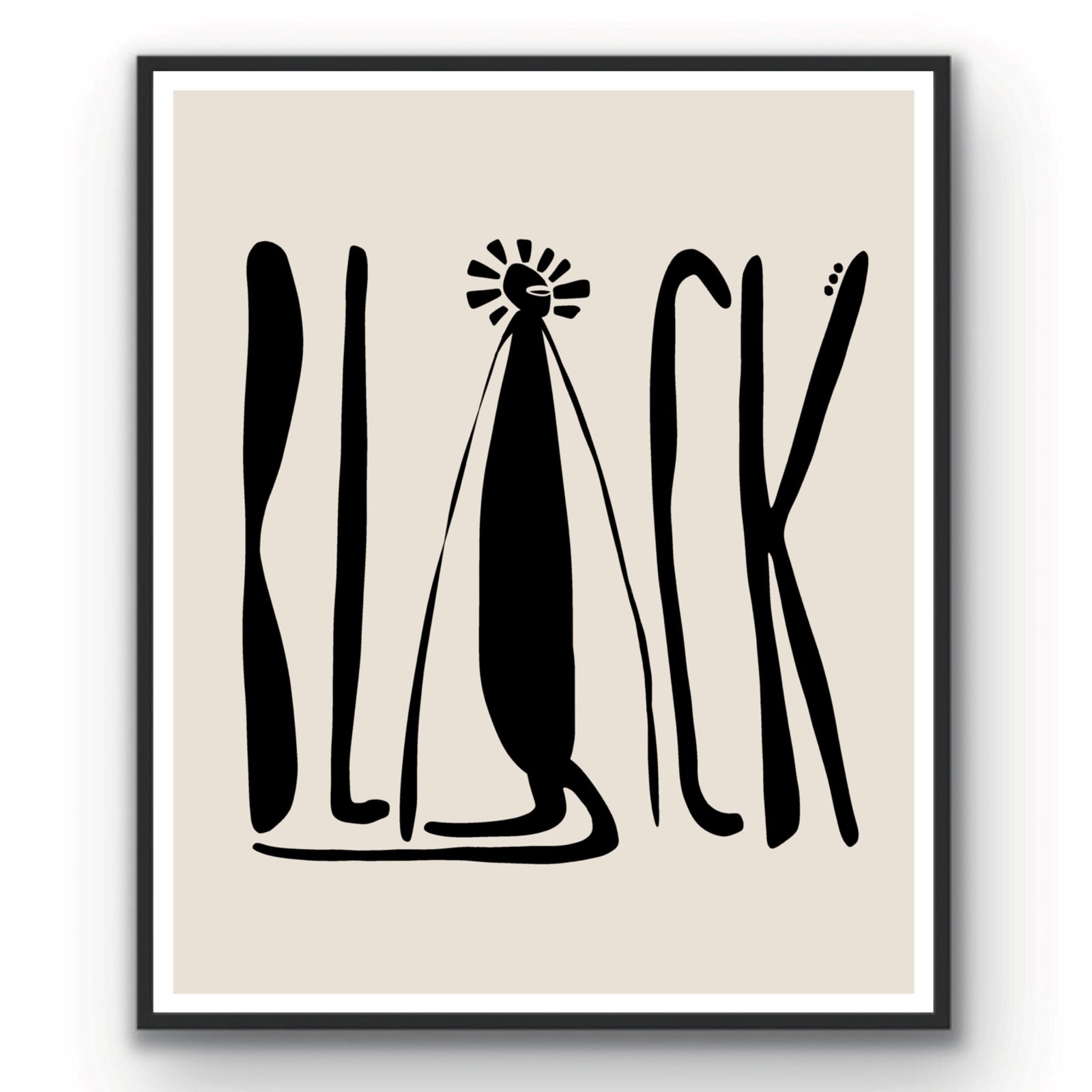 Black Is Beautiful Print - Alone Together Collection